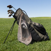 Serviette De Golf Racon dans la grotte des arbres (Vert)