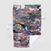 Serviette De Golf random art (En situation)