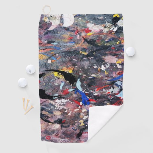 Serviette De Golf random art (En situation)