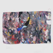 Serviette De Golf random art (Horizontal)