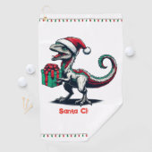 Serviette De Golf rapace de Noël Santa hat (En situation)