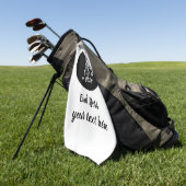 Serviette De Golf Rapateur fantôme blanc (Vert)