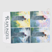 Serviette De Golf Rapunzel du matin à la nuit (Horizontal)