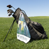 Serviette De Golf Rapunzel du matin à la nuit (Vert)