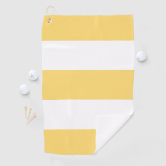Serviette De Golf Rayé jaune
