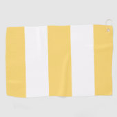 Serviette De Golf Rayé jaune (Horizontal)