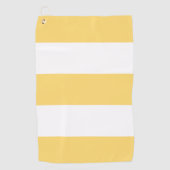 Serviette De Golf Rayé jaune (Devant)