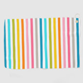 Serviette De Golf Rayures (Horizontal)