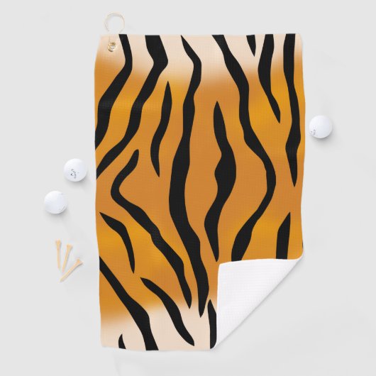 Serviette De Golf Rayures de tigre (En situation)