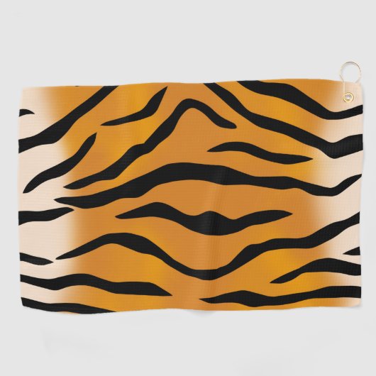 Serviette De Golf Rayures de tigre (Horizontal)