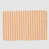 Serviette De Golf Rayures orange (Horizontal)
