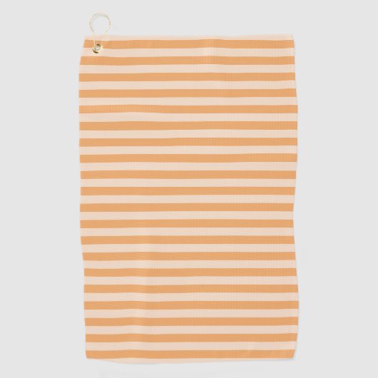 Serviette De Golf Rayures orange (Devant)