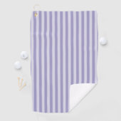 Serviette De Golf Rayures violettes (En situation)