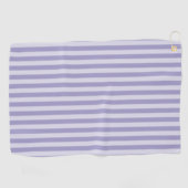 Serviette De Golf Rayures violettes (Horizontal)