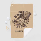 Serviette de golf Rebetiko Icons (En situation)
