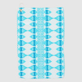 Serviette De Golf Récif aquatique (Devant)
