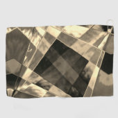 Serviette De Golf Rectangles inclinées dans les tons bois ou beige? (Horizontal)