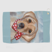 SERVIETTE DE GOLF RÉCUPÉRATION DE LABRADOR (Horizontal)