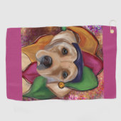 SERVIETTE DE GOLF RÉCUPÉRATION DE LABRADOR (Horizontal)