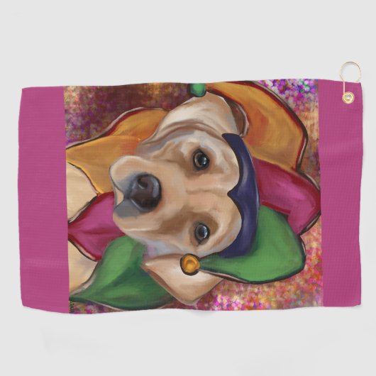 SERVIETTE DE GOLF RÉCUPÉRATION DE LABRADOR (Horizontal)