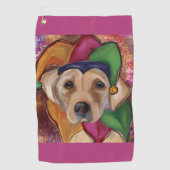 SERVIETTE DE GOLF RÉCUPÉRATION DE LABRADOR (Devant)