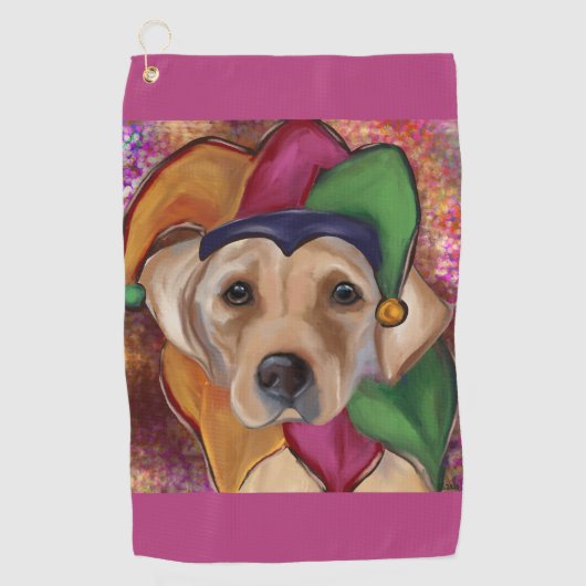 SERVIETTE DE GOLF RÉCUPÉRATION DE LABRADOR (Devant)