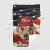 SERVIETTE DE GOLF RÉCUPÉRATION DE LABRADOR MAGA (En situation)