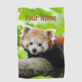 Serviette de golf Red Panda (Devant)