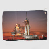 Serviette De Golf Red Sky for Space Shuttle Atlantis Launch (Horizontal)