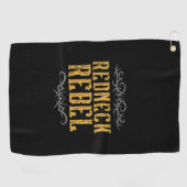 Serviette De Golf Redneck Rebel (Horizontal)