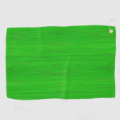 Serviette De Golf Regard du bois en bambou vert clair de grain (Horizontal)