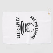 Serviette De Golf Regarde-Tu Mon Putt (Horizontal)