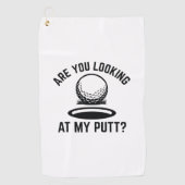 Serviette De Golf Regarde-Tu Mon Putt (Devant)