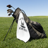 Serviette De Golf Regarde-Tu Mon Putt (Vert)