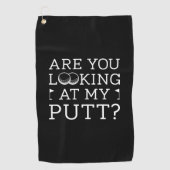 Serviette De Golf Regarde-Tu Mon Putt (Devant)
