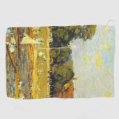 Serviette De Golf Regatta at Hampton Court Alfred Sisley Poster (Horizontal)