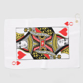 Serviette De Golf Reine des coeurs (Horizontal)
