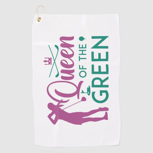 Serviette De Golf Reine Du Vert (Devant)