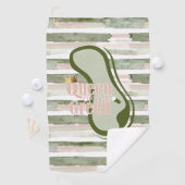 Serviette De Golf Reine du Vert (En situation)