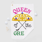Serviette De Golf Reine du Vert (En situation)