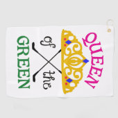 Serviette De Golf Reine du Vert (Horizontal)