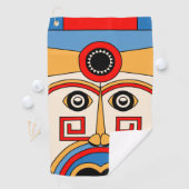 Serviette De Golf religion tiki (En situation)