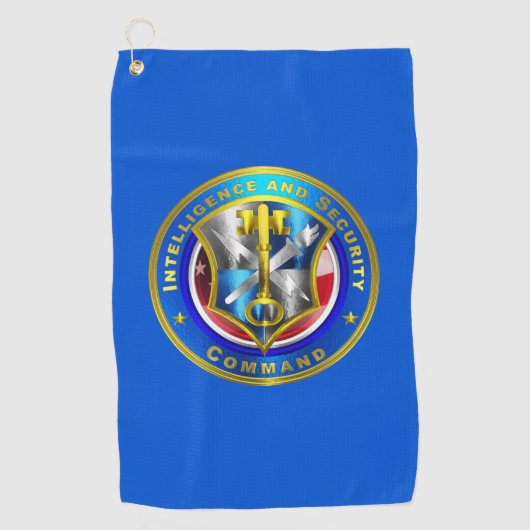 Serviette De Golf renseignement et sécurité INSCOM (Devant)