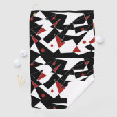 Serviette De Golf Repérer les balles rouges (En situation)