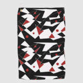 Serviette De Golf Repérer les balles rouges (Devant)