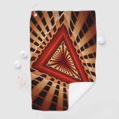 Serviette De Golf Réseau d'Imaginaires 3D Conception graphique fract (En situation)