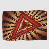 Serviette De Golf Réseau d'Imaginaires 3D Conception graphique fract (Horizontal)