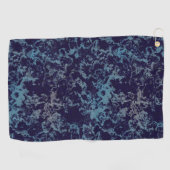 Serviette De Golf Résumé Bleu (Horizontal)