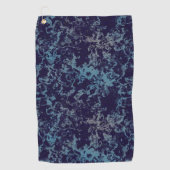 Serviette De Golf Résumé Bleu (Devant)