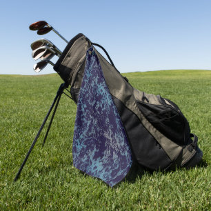 Serviette De Golf Résumé Bleu